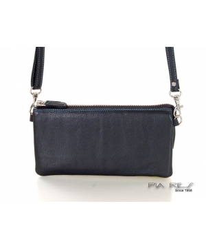 Малка кожена чанта с цветни акценти от Pia Ries | Secretzone.bg