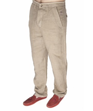 Мъжки ленен панталон в бежов цвят от Me Da Igual | Secretzone.bg