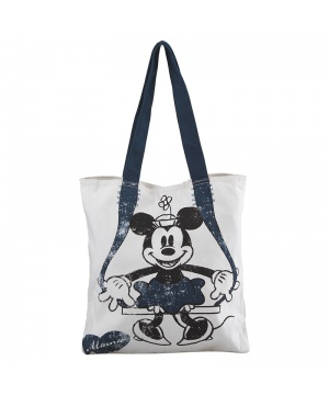 Чанта тип торба в бяло с принт с Мики Маус от Disney | Secretzone.bg