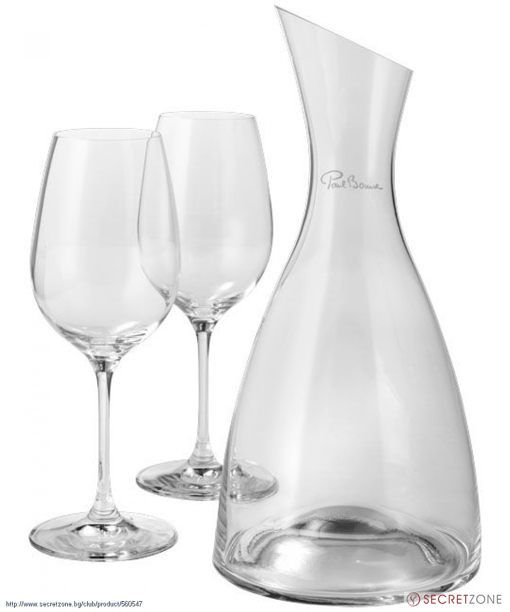 Комплект с декантер и 2 чаши за вино от Paul Bocuse | Secretzone.bg