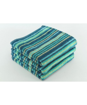 Хавлиени кърпи за ръце 3 броя от Maisonette в сини и зелени нюанси |  Secretzone.bg