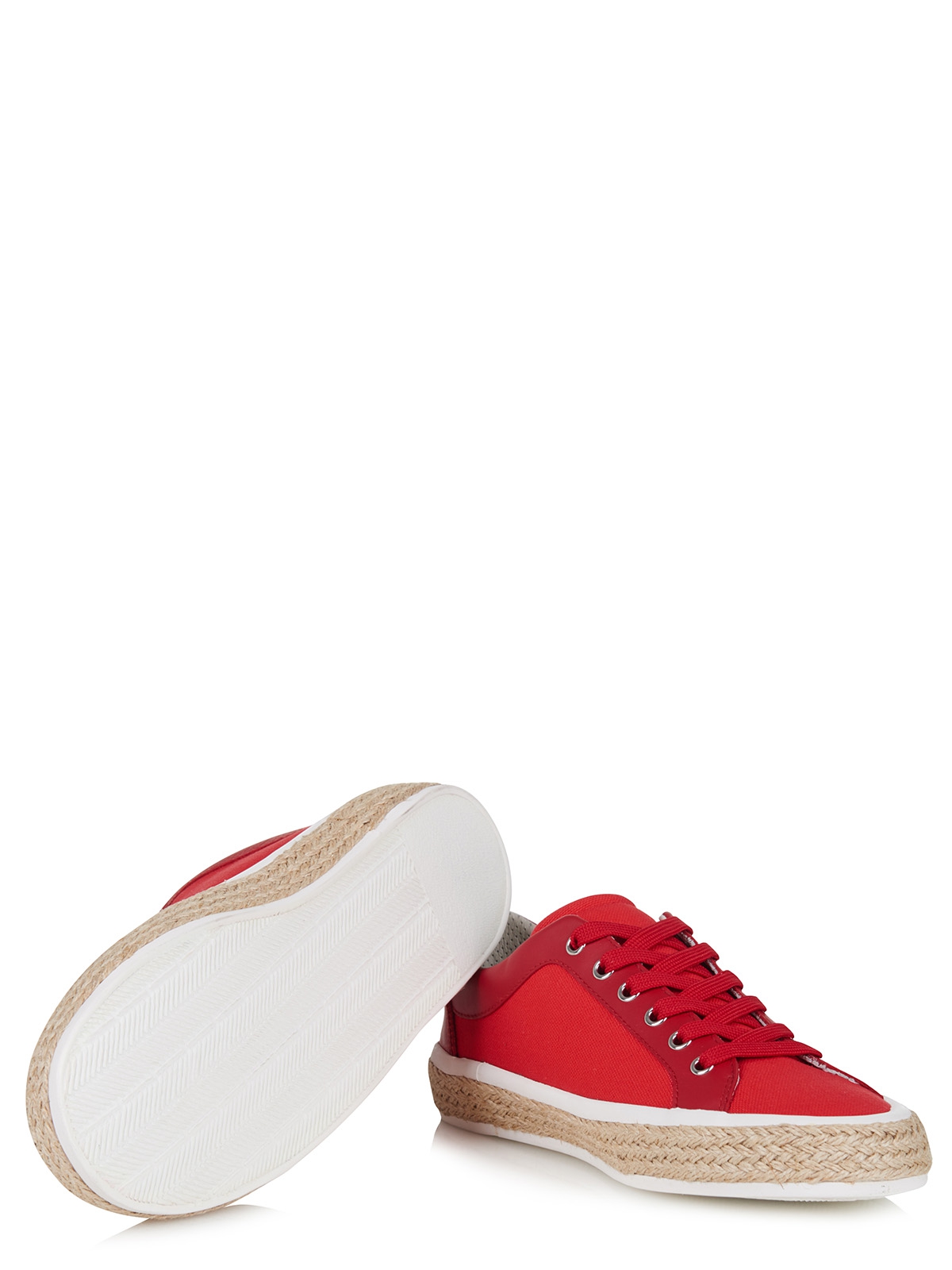 Спортни обувки Dolce & Gabbana в червен цвят с бели мотиви | Secretzone.bg