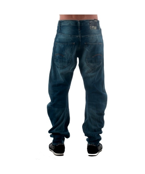 Атрактивни мъжки дънки G-STAR в син цвят и свободен дизайн | Secretzone.bg